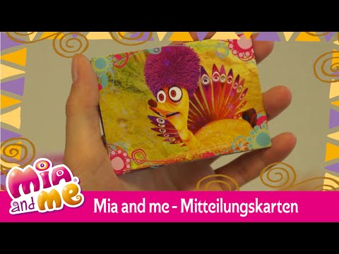 Mia and me Sammelkarten - Mitteilungskarten