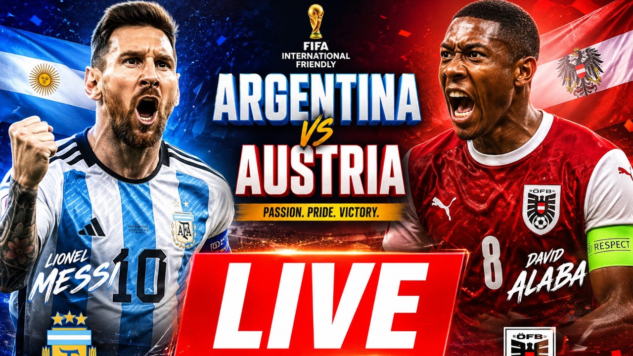 🔴 FIFA World Cup 2026 LIVE: Argentina vs Austria | Lionel Messi | David Alaba | Argentina FIFA LIVE