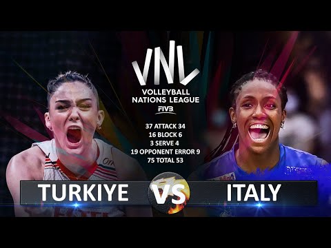 Turkiye vs Italy - Quarter Finals | Women's VNL 2023