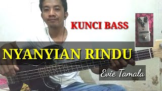 Download lagu NYANYIAN RINDU_Evie Tamala (cover) Bass lengkap kunci//coba efek Compressor mp3