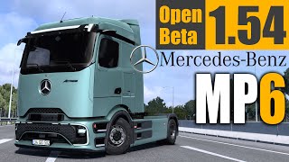 Actros Mp6 !! Çamaşır Makinesi Gibi Tır Yapmışlar | Ets2 1.54 Beta !!