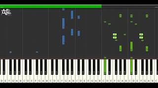 Mirror - Måns Zelmerlöw | Adelina Piano synthesia tutorial