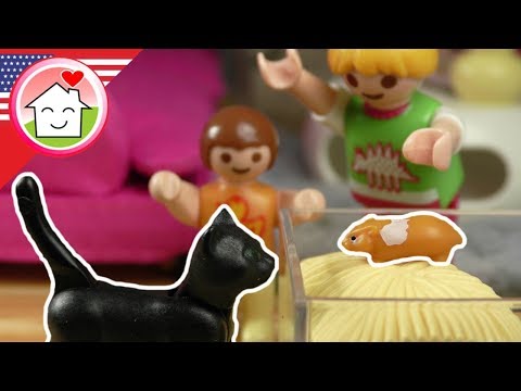 Playmobil english The Hauser Family and the Hamster - Kids Toys films