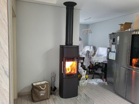 -왐코리아- 벽난로 설치사례 / 춘천 4560 블랙