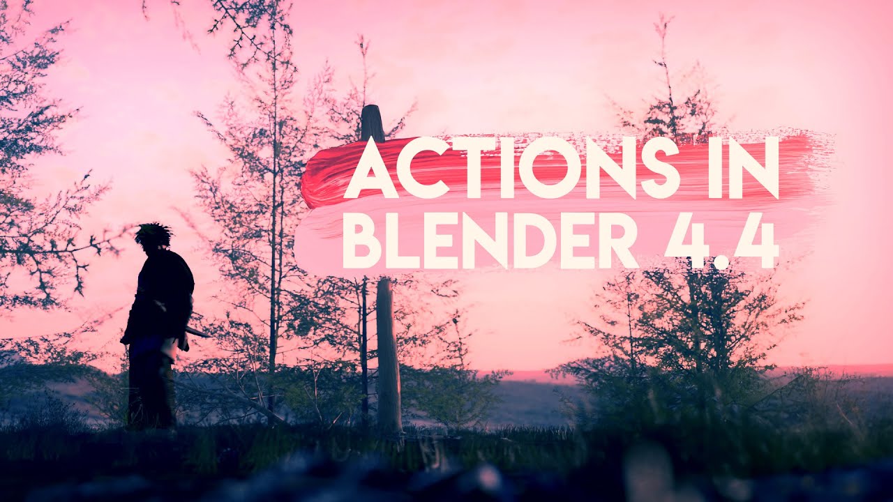 Blender Action Editor Tutorial: Actions and Action Slots Workflow