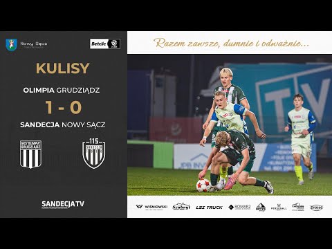 Olimpia Grudziądz - Sandecja Nowy Sącz 1:0 (1:0) | kulisy meczu | 02.11.2025