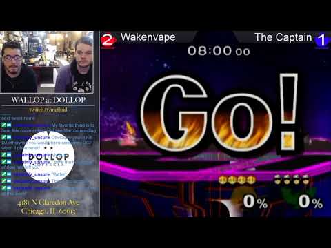 Wallop at Dollop #3 Top 8 Losers - Wakenvape (Peach) vs The Captain (C. Falcon)