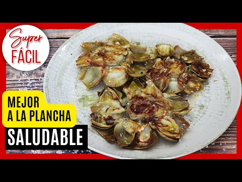 😋 Alcachofas a la PLANCHA en Flor: Receta Fácil, Rápida y Deliciosa | Cocina SALUDABLE y Vegetariana