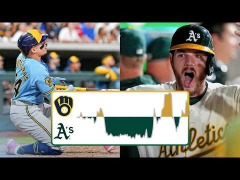 대단한 마무리! 밀워키 브루어스와 A’s의 9회부터 이어진 모든 주요 장면 | MLB 하이라이트
