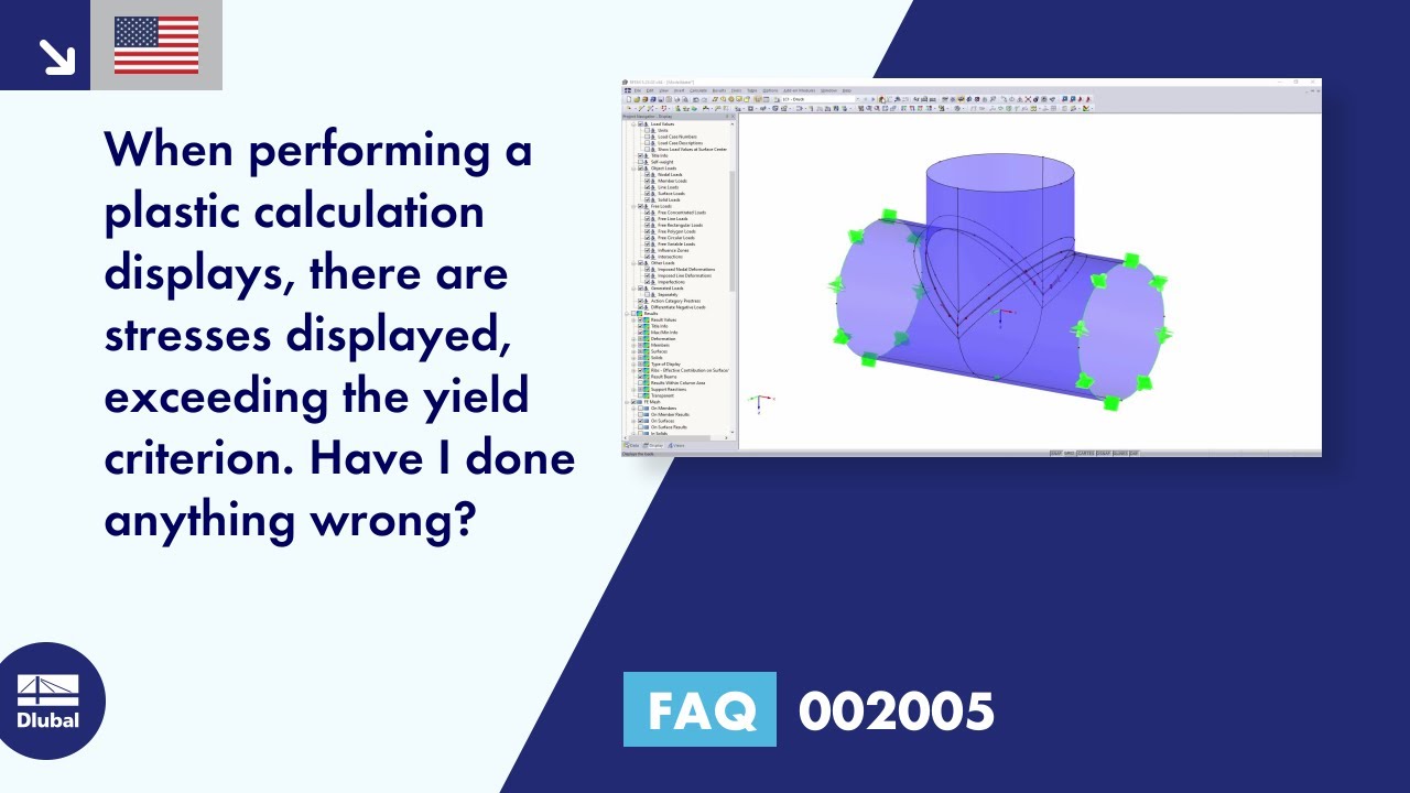 [EN] FAQ 002005 | When performing plastic design, I get stresses displayed that exceed the yield ...