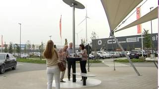 preview picture of video 'QiSola, the first off grid solar charging and Local Based Advertising island in Europe'