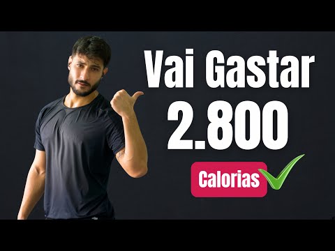 DESAFIO HIIT para gastar 2.800 calorias e emagrecer rápido TREINANDO EM CASA