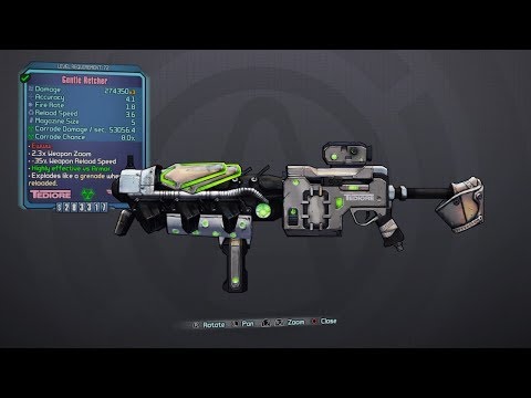 Borderlands 2: Evolution & Retcher (Seraph weapons #3)