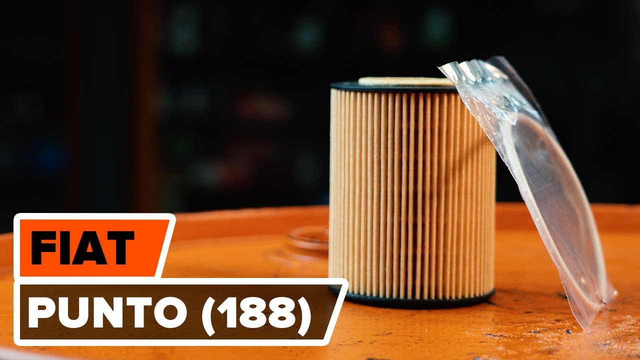 Kako zamenjati avtodel motorna olja in filter na avtu Fiat Punto 188 diesel – vodnik menjave
