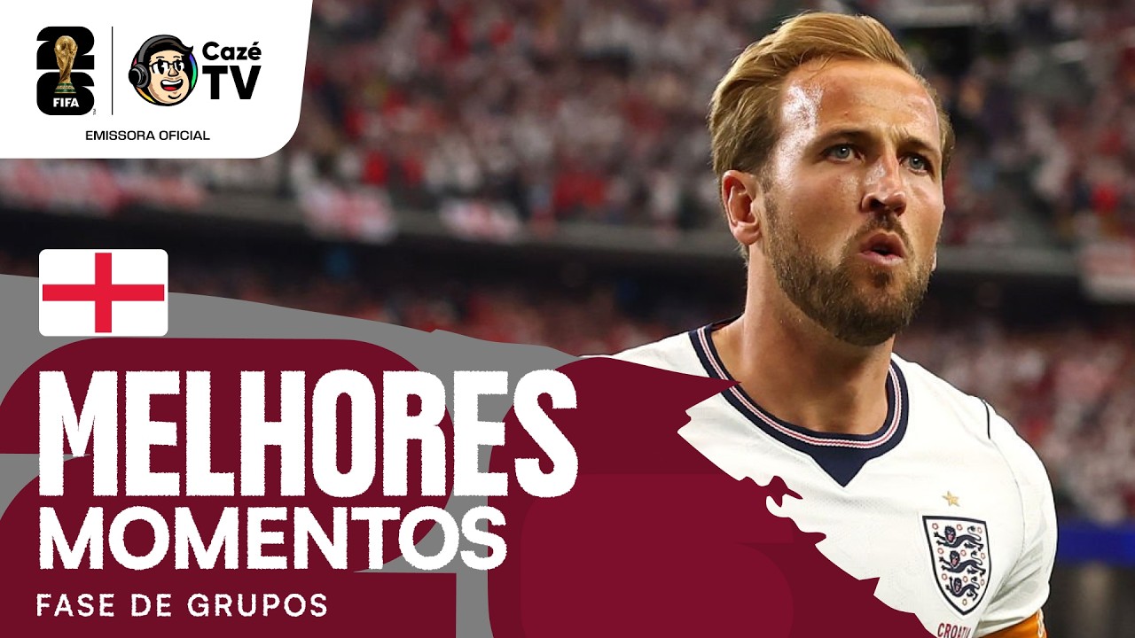 IT'S COMING HOME? MELHORES MOMENTOS DA INGLATERRA NA FASE DE GRUPOS DA COPA DO MUNDO FIFA™ 2026