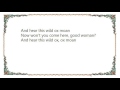 Chris Whitley - Wild Ox Moan Lyrics