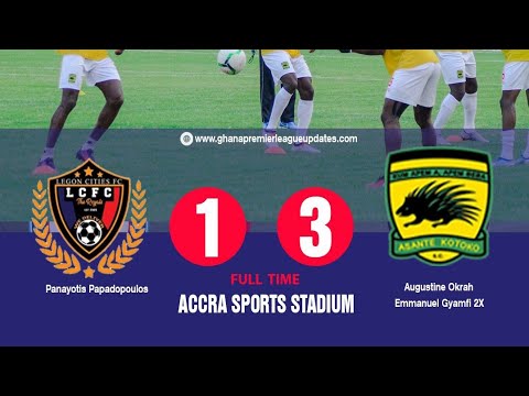 LEGON CITIES 1 - 3 KOTOKO...SHATA WALE PERFORMED AFTER THE FIRST HALF