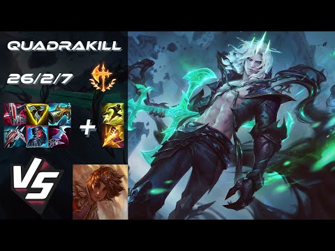 JUNGLE Viego vs Taliyah [QUADRAKILL] - EU Challenger Patch 25.S2.3