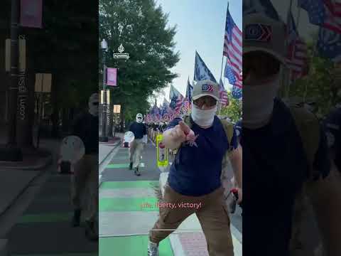 White nationalists march on Washington DC ahead of Freedom 250 celebrations