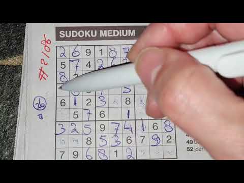 Fifth week Lockdown! (#2186) Medium Sudoku puzzle. 01-19-2021
