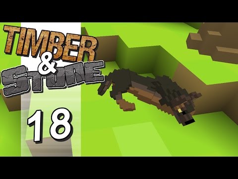 Timber And Stone: Episode 18-When Wolves Attack! #Minecraft