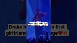 Drake Brings Out His First Girlfriend Keshia Chante AKA KiKi On Stage With Him In Toronto #shorts