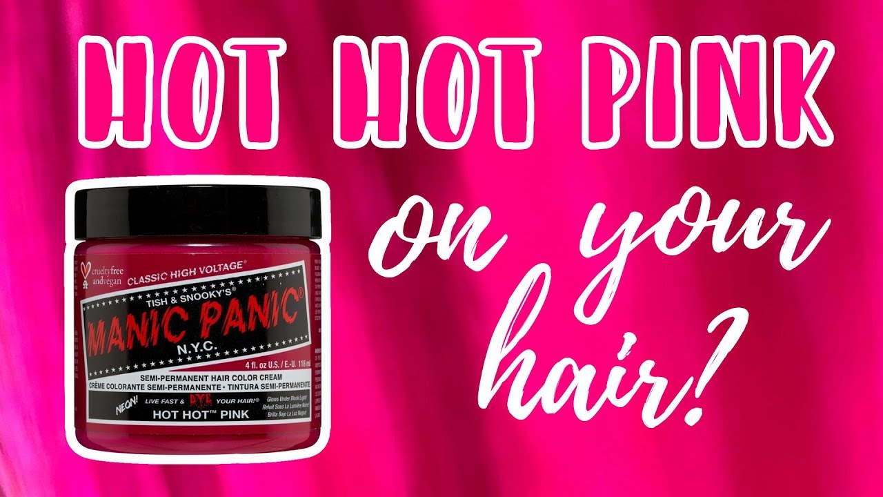 Manic Panic HOT HOT PINK | Hair Level Swatches