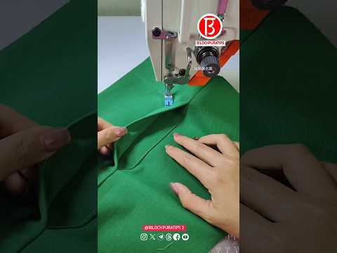 Easy Side Seam Pocket Sewing Tutorial #shorts #ytshorts #bilochpuratips2 Part 30