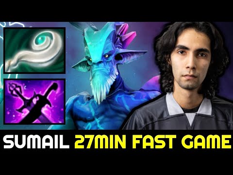SUMAIL Mid Leshrac — 27min GG Fast Game 7.28 Dota 2