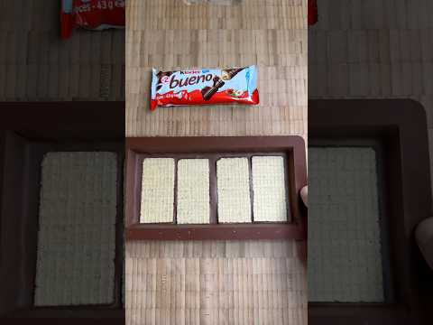 Giant homemade Kinder Bueno ! 😮