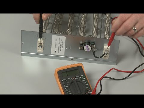 Part of a video titled Furnace Heating Element Testing - YouTube