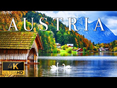 FLYING OVER AUSTRIA (4K UHD) - Lounge Music With Amazing Scenic Relaxation Film For Relaxation On TV