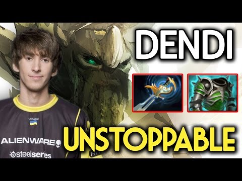 Dendi Dota 2 [Tiny] Unstoppable 21Kills with Echo Sabre