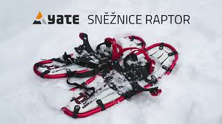 Sněžnice RAPTOR s hrazdou černá / zelená