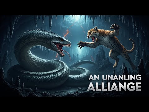 Trapped Underground: Forcing Titanoboa and Smilodon Into a Deadly Prehistoric Showdown 🐍🐅
