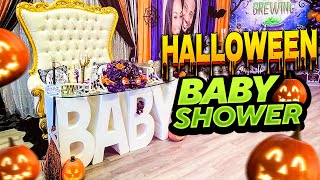 Halloween Baby Shower Decor | Halloween Party Decorations | Oct 31st Event Design & Layout