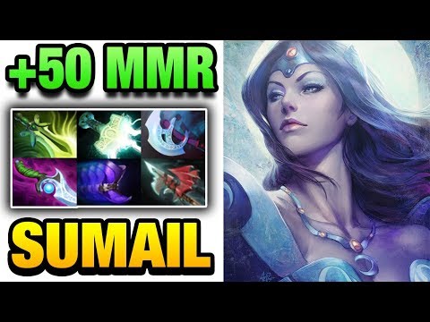 SumaiL Mirana Try Hard for 50 MMR - 8k Finally Dota 2