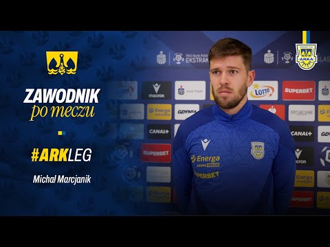 ARKA GDYNIA - LEGIA WARSZAWA 2:2. ZAWODNIK PO MECZU