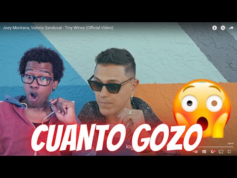 (REACCION) Joey Montana, Valeria Sandoval - Tiny Winey (Official Video)