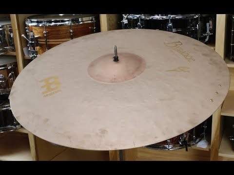 Meinl Byzance Vintage 22' Sand Crash-Ride with 3 Rivet Cluster Cymbal-Demo of Exact Cymbal-2305g
