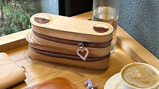 Leather Monster Pencil Case PDF Pattern DIY Tutorial