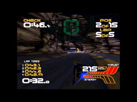 Wipeout 2097 - gameplay part 20 - Vostok Island - Phantom class