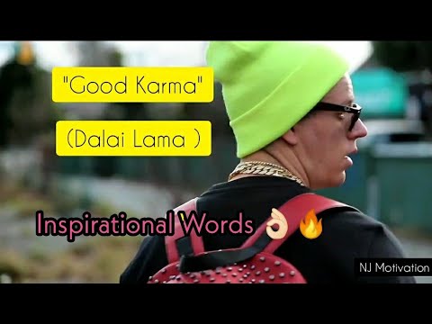 Good Karma - Best Life Motivation Inspirational Quotes by Dalai Lama - Rules For Living - NJ 🔥