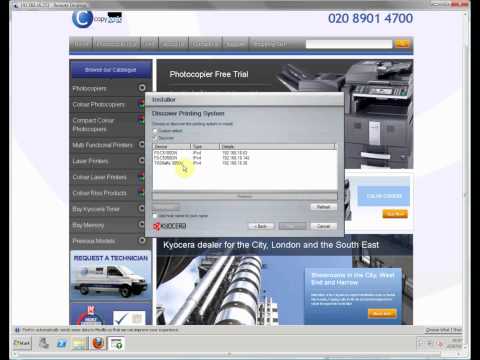 comment installer driver kyocera