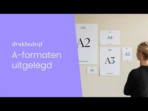 Alle A-formaten uitgelegd