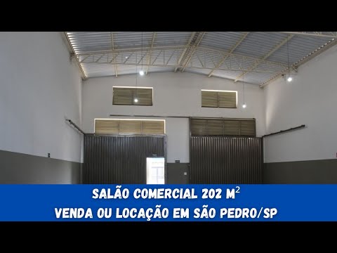 BARRACÃO COMERCIAL 202M² EM SÃO PEDRO [BA0014] #interiordesp #viverbemnointerior