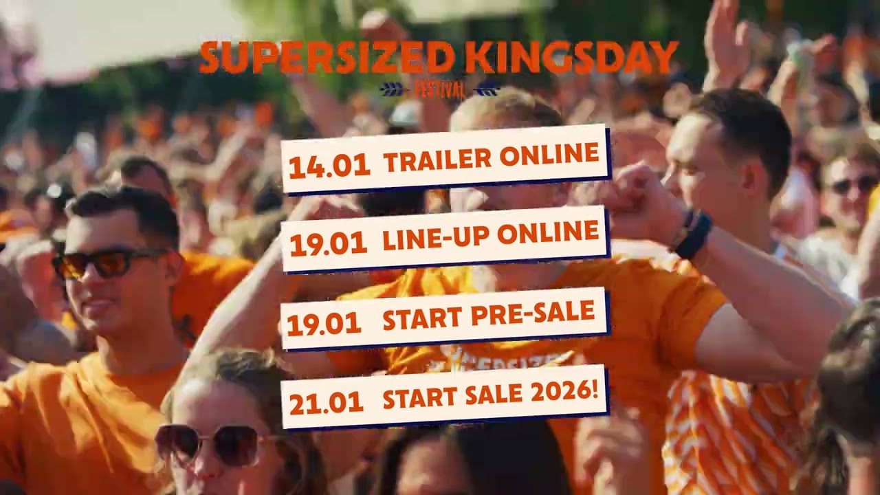 Trailer, line-up & sale data Supersized 2026 🧡