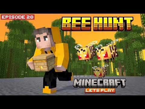 BEE HUNT 🐝 Minecraft Lets Play | THE COSMIC BOY