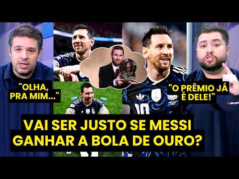 “O MESSI VAI GANHAR A 9ª BOLA DE OURO, cara! E EU DIGO que…” OLHA esse DEBATE na COPA DO MUNDO!