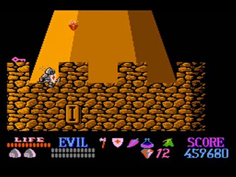 Wizards & Warriors - Nes - Full Playthrough - No Death